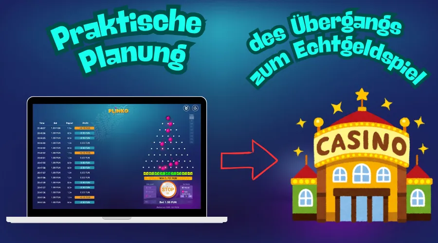 Praktische Planung des Übergangs zum Echtgeldspiel